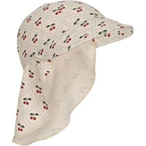 Konges Sløjd Manuca Frill Solhat Cherry Motif - Str. 0-3 mdr