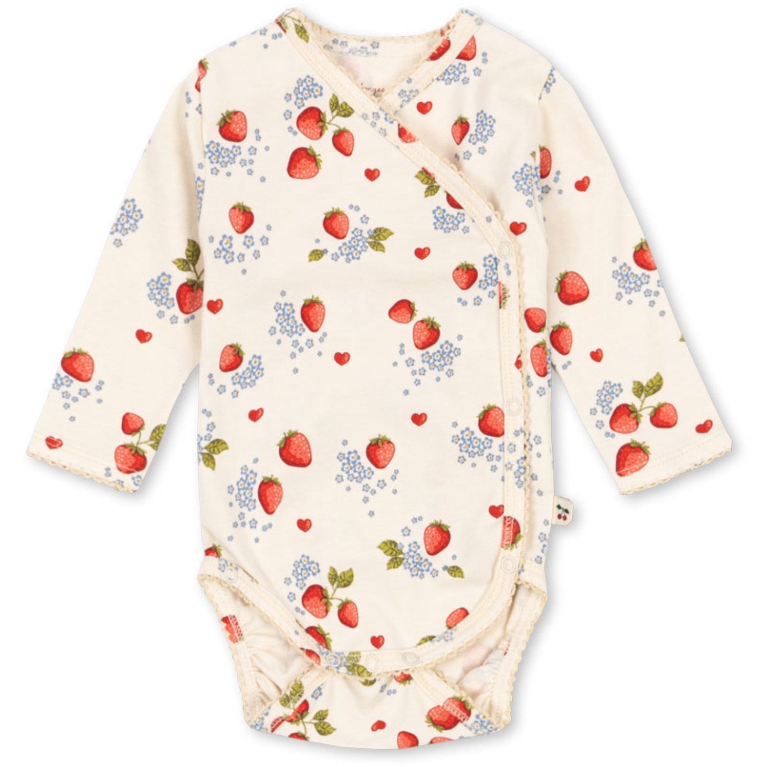 Konges Sløjd Marmalade Basic Ls Newborn Body Gots - Str. 6 mdr Konges Sløjd Marmalade Basic Ls Newborn Body Gots - Str. 6 mdr