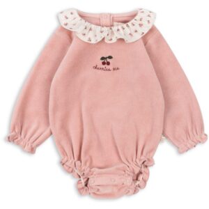 Konges Sløjd Mellow Rose Miffa Frill Body Gots - Str. 9 mdr