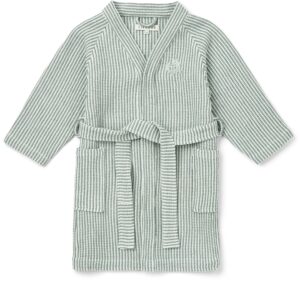 LIEWOOD Bertha Badekåbe Stripe, Peppermint/Creme de la Creme, 7-8 år