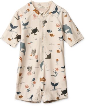 LIEWOOD Max UV-Dragt, Sea Creature/Sandy, 86
