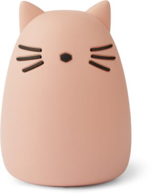 LIEWOOD Winston Natlampe, Cat Rose, Børnelampe
