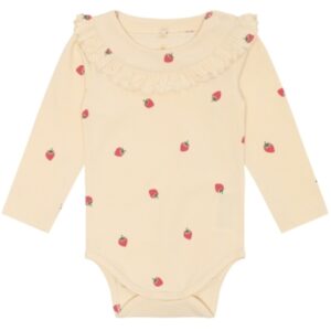 Larawila langærmet body - Angora Strawberry AOP - 92