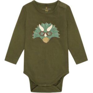 Lemuel langærmet body - Ivy Green - 80