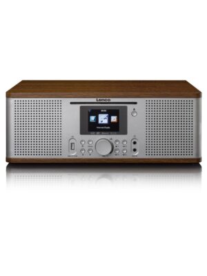 Lenco DIR-270WD - Radio with Internet DAB FM radio/ CD/BT - Wood