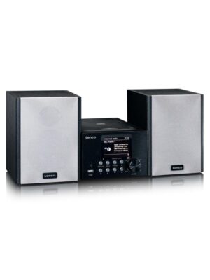 Lenco MC-250BK - Micro set with Smart Radio CD/USB player internet DAB+ Bluetooth® - Black - DAB+/FM - Stereo - Sort