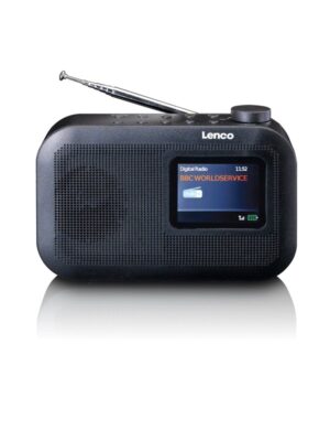 Lenco PDR-026BK - Portable DAB+/FM radio with Bluetooth® - Black - DAB/FM - Mono - Sort