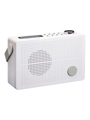 Lenco PDR-030WH - Portable DAB+/FM radio with alarm function - White - DAB/DAB+/FM - Mono - Hvid