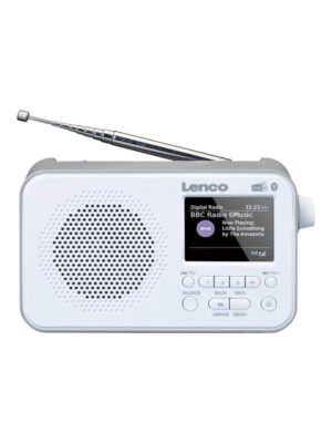 Lenco PDR-036 - DAB/DAB+/FM - Hvid