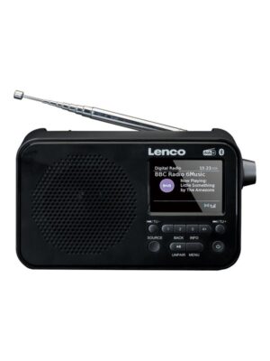 Lenco PDR-036 - DAB/DAB+/FM - Sort