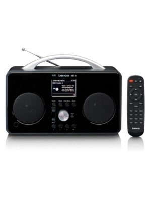 Lenco PIR-645BK - Internet DAB FM radio Bluetooth® RC - Black - DAB+/FM - Stereo - Sort