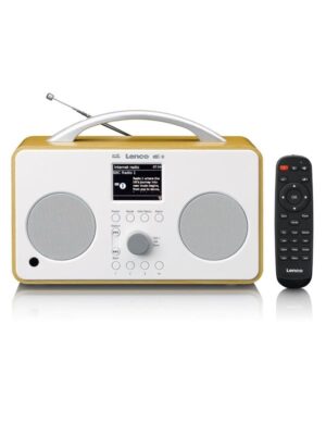 Lenco PIR-645WH - Internet DAB FM radio Bluetooth® RC - DAB+/FM - Stereo - Hvid