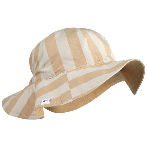Liewood Amelia Solhat Stripe Safari/Sandy - Str. 9-12 mdr