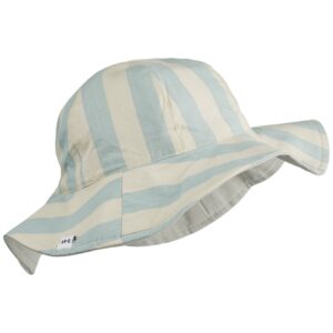 Liewood Amelia Solhat Stripe Sea Blue/Sandy - Str. 8-10 år