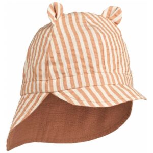 Liewood Gorm Reversible Seersucker Solhat Tuscany/Rose Sandy - Str. 3-6 mdr