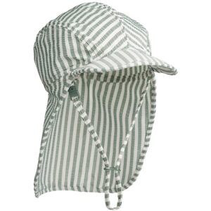 Liewood Lusio Solhat Y/D Stripe Peppermint/CrÃ¨me De La CrÃ¨me - Str. 1-2 år