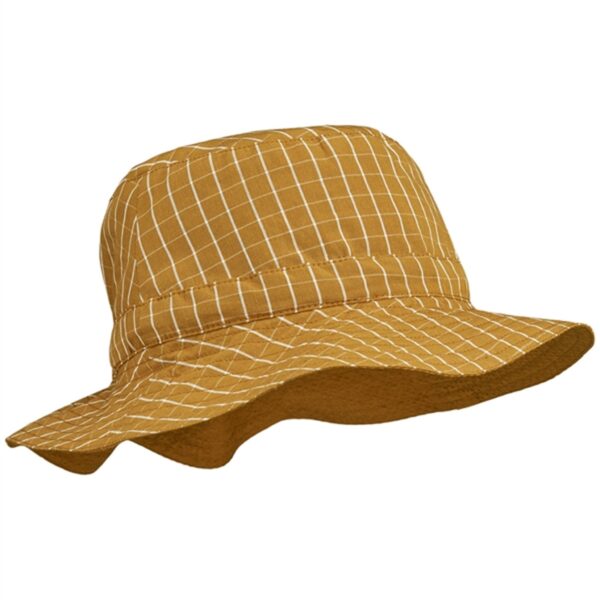 Liewood Sander Solhat Y/D Golden Caramel/White - Str. 6-9 mdr