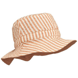 Liewood Sander Solhat Y/D Stripe Tuscany Rose/Sandy - Str. 0-3 mdr
