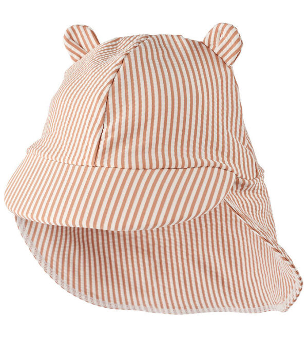 Liewood Solhat m. Øre - Y/D STRIPE PALE TUSCANY/CREME DE LA CREM