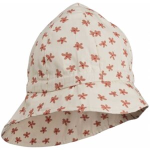 Liewood Sunneva Solhat Floral/Sea Shell Mix - Str. 9-12 mdr