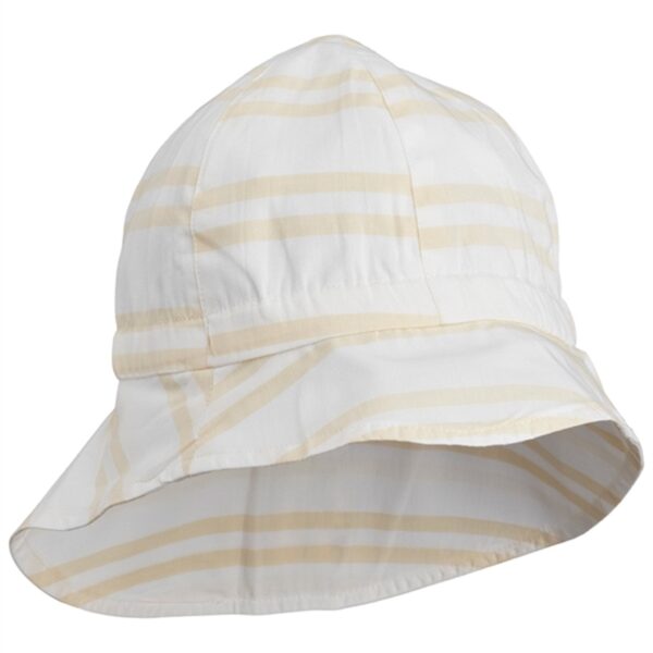 Liewood Sunneva Solhat Stripe Creme de la Creme/Jojoba - Str. 1-2 år