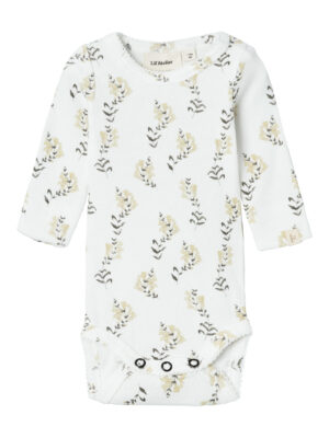 Lil Atelier Gavo Slim Body - Cocnut Milk/Yellow Flower - 56 cm