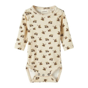 Lil Atelier Gaya Slim LS Body - Fog - 56 cm