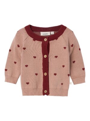 Lil Atelier Saran Knit Cardigan - Nougat - 56 cm