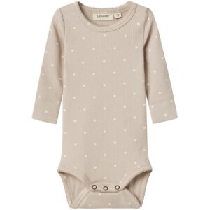 Lil'Atelier Gray Morn Heart Gago Slim Body Noos - Str. 68