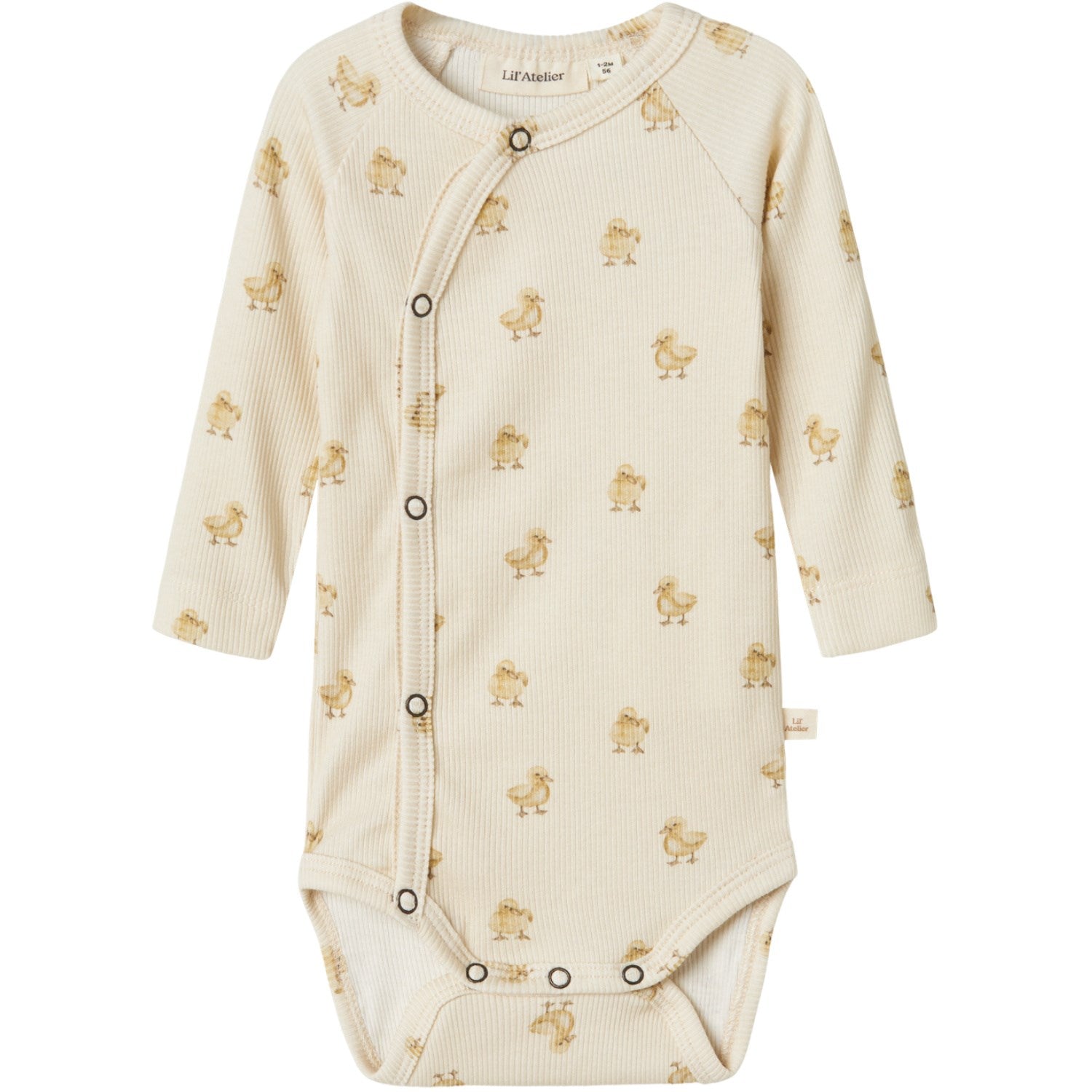 Lil'Atelier Turtledove Duck Lavo Emo Slim Wrap Body - Str. 62 Lil'Atelier Turtledove Duck Lavo Emo Slim Wrap Body - Str. 62