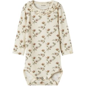 Lil'Atelier Turtledove Flowers Gavo Els Slim Body - Str. 68