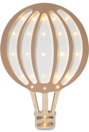 Little Lights Lampe Balloner, Lysebrun, Børnelampe