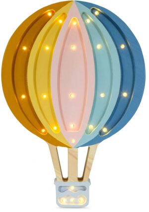 Little Lights Lampe Balloner, Retro Rainbow, Børnelampe