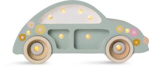 Little Lights Lampe Bil, FlowerPower, Børnelampe