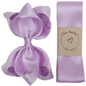 Little Wonders Dåbsbånd Bellis Silke Satin Light Orchid