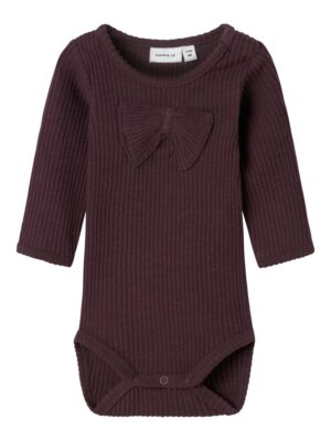 Lusai langærmet body - PLUM PERFECT - 56
