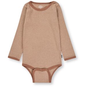 Mads Nørgaard Brownie/Fog Soft Micro Striped Body - Str. 68