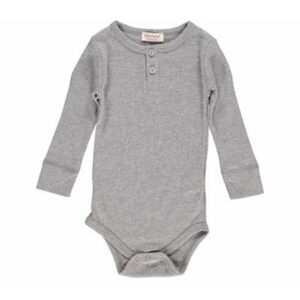 MarMar Modal Body L/Æ Grey Melange - Str. 4 mdr/62