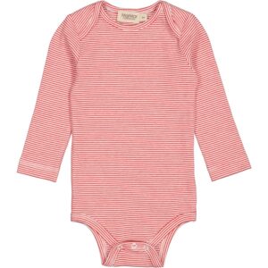 MarMar Modal Fine Rib Red Stripe Ben Body - Str. 18 mdr/86