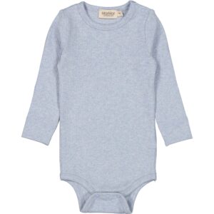 MarMar Modal Melange Fresh Air Melange Plain Body LS - Str. 2 år/92
