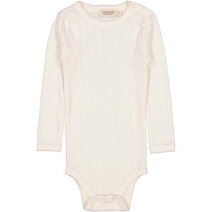 MarMar Modal Pointelle Flour White Benedicte Body - Str. 2 år/92