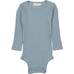 MarMar Modal Pointelle Rib Blue Dove Benedicte Body - Str. 4 mdr/62