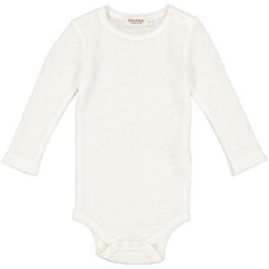 MarMar Wool Pointelle Natural Benedikte Body - Str. 9 mdr/74