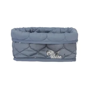 Maseliving Opbevaringskurv Medium - 100% Økologisk Bomuld - Fantasy Dark Blue