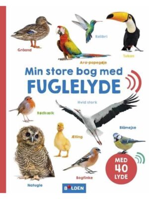 Min store bog med fuglelyde - Børnebog - hardcover
