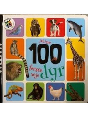 Mine første 100 seje dyr - Børnebog - hardcover