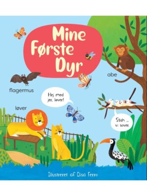 Mine første dyr - Børnebog - Board books