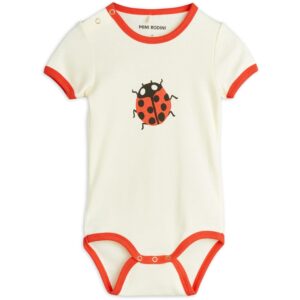 Mini Rodini Offwhite Ladybugs Body - Str. 56-62