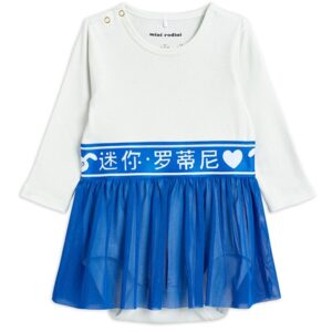 Mini Rodini Tulle Skirt White Body - Str. 56-62