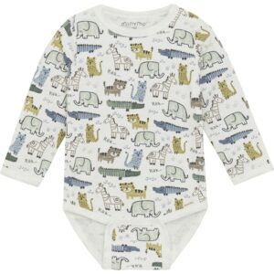 Minymo Marshmallow White Body AOP - Str. 68